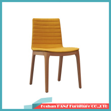 High Quality Elegant Fabric Leather Wooden Hotel Restaurant Chair